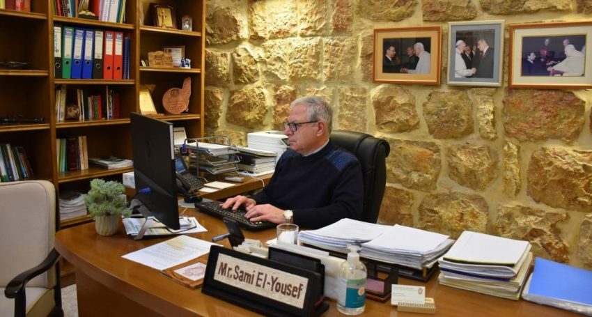 Sami El-Yousef, the CEO of the Latin Patriarchate in Jerusalem