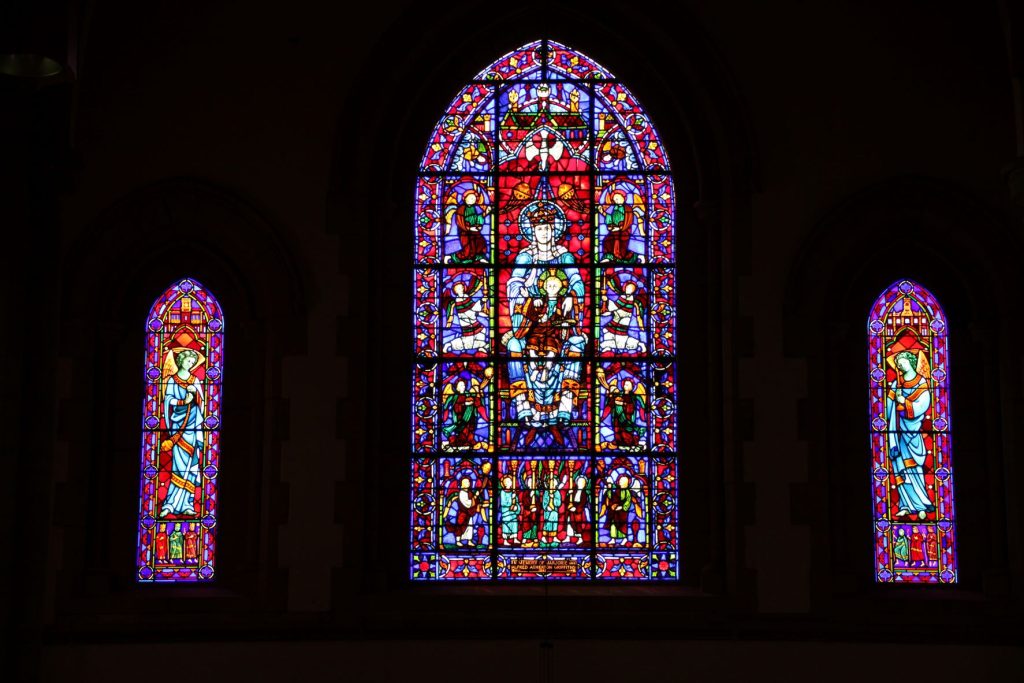 Restored Griffith family memorial window