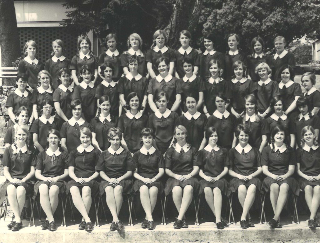 Year 11 class of St Margaret's Anglican Girls School in 1967