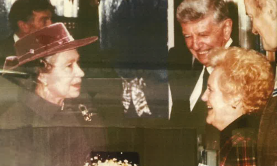 Catherine meeting Queen Elizabeth II