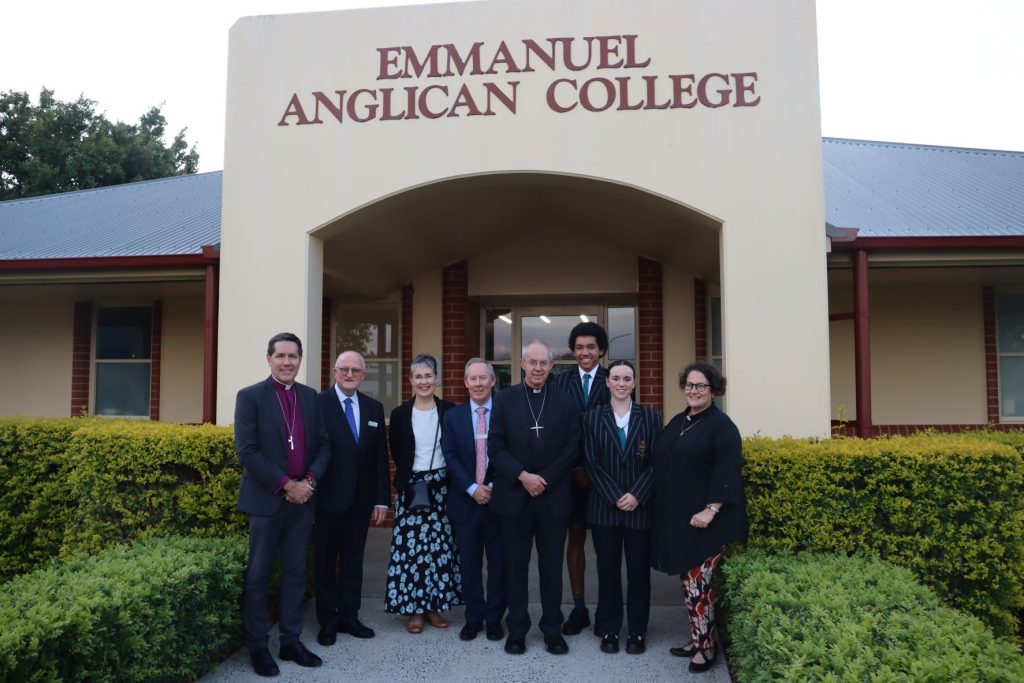 Archbishop of Canterbury Justin Welby held an open community address and a Q&A at Emmanuel Anglican College