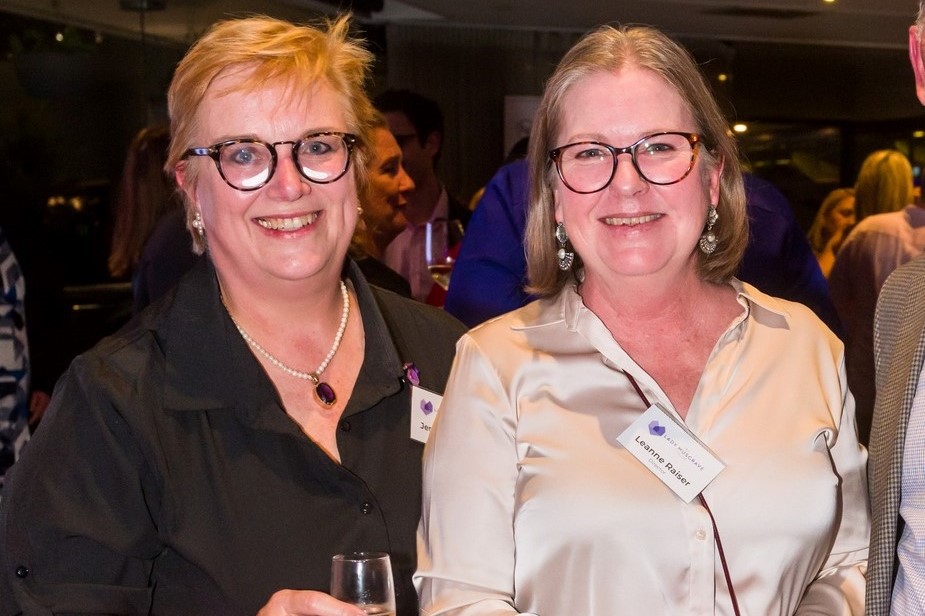 Jenny Clark and a fellow Lady Musgrave Trust board member 