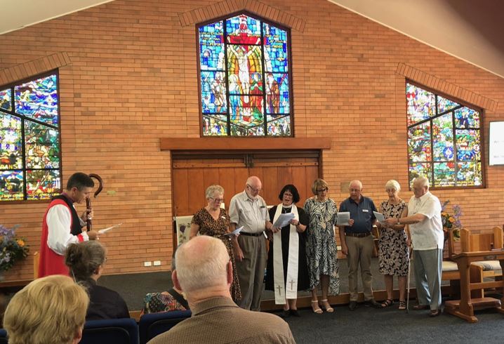 The Parish of Maroochydore's site was blessed and re-dedicated by Bishop Jeremy Greaves