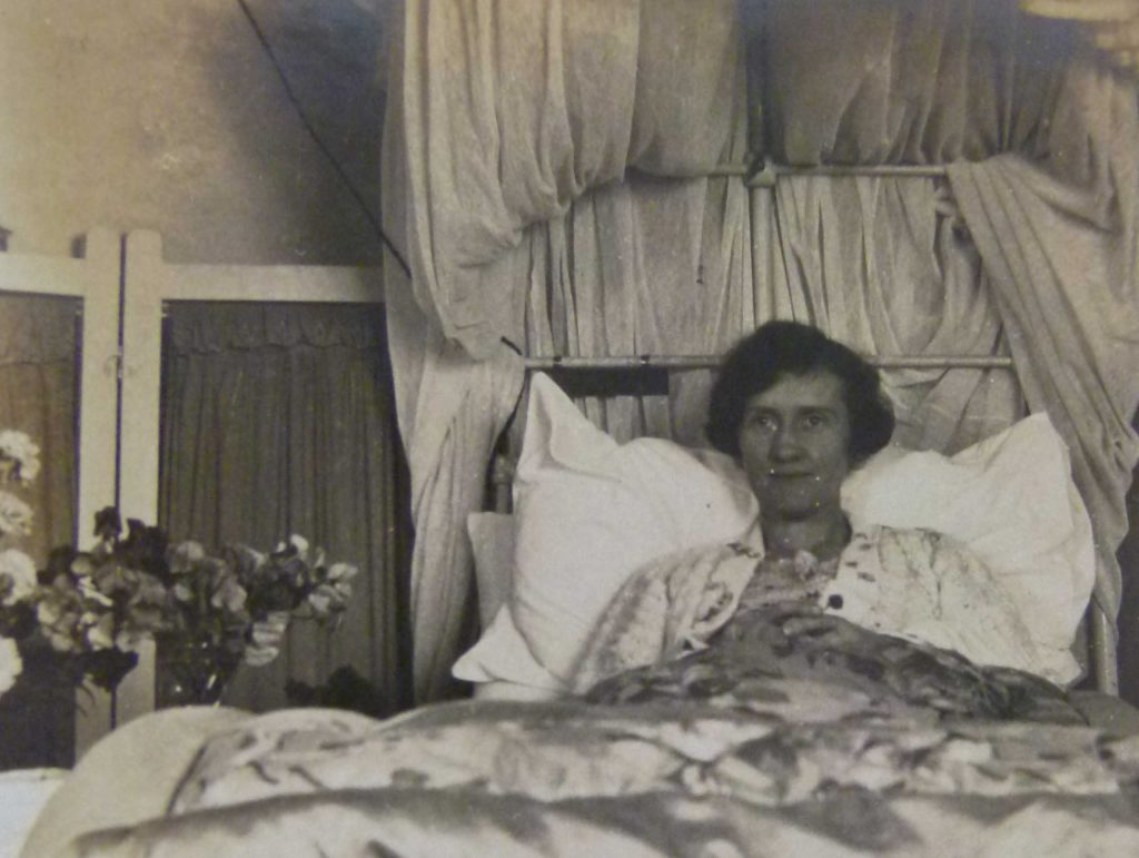 A St Martin’s War Memorial Hospital patient in the 1930s
