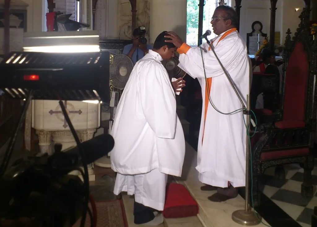 The Rev'd Sam Sigamani was ordained a priest in 2014