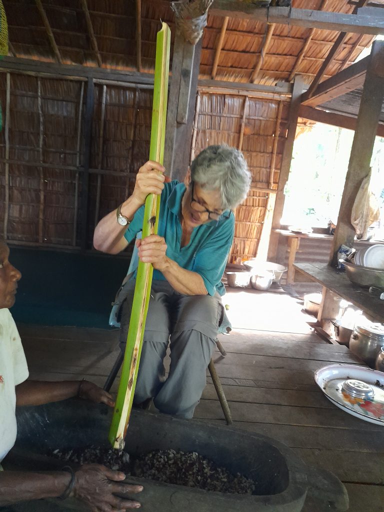 Margaret Atkin at Tawatana, Solomon Islands