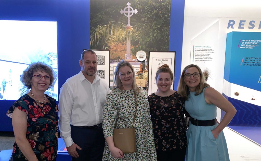 Rebecca McLean, along with fellow Parishes and Other Mission Agencies Commission team members, Stephen Harrison, Belinda Macarthur, Joanne Rose and Michelle McDonald