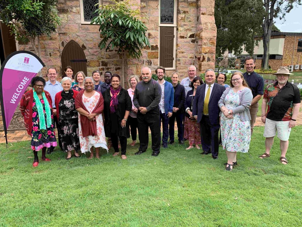 On Thursday 29 September 2022, The Rev'd Dr Ruth Mathieson invited local First Nations Elders and St Francis College staff and students to meet key University of Divinity 